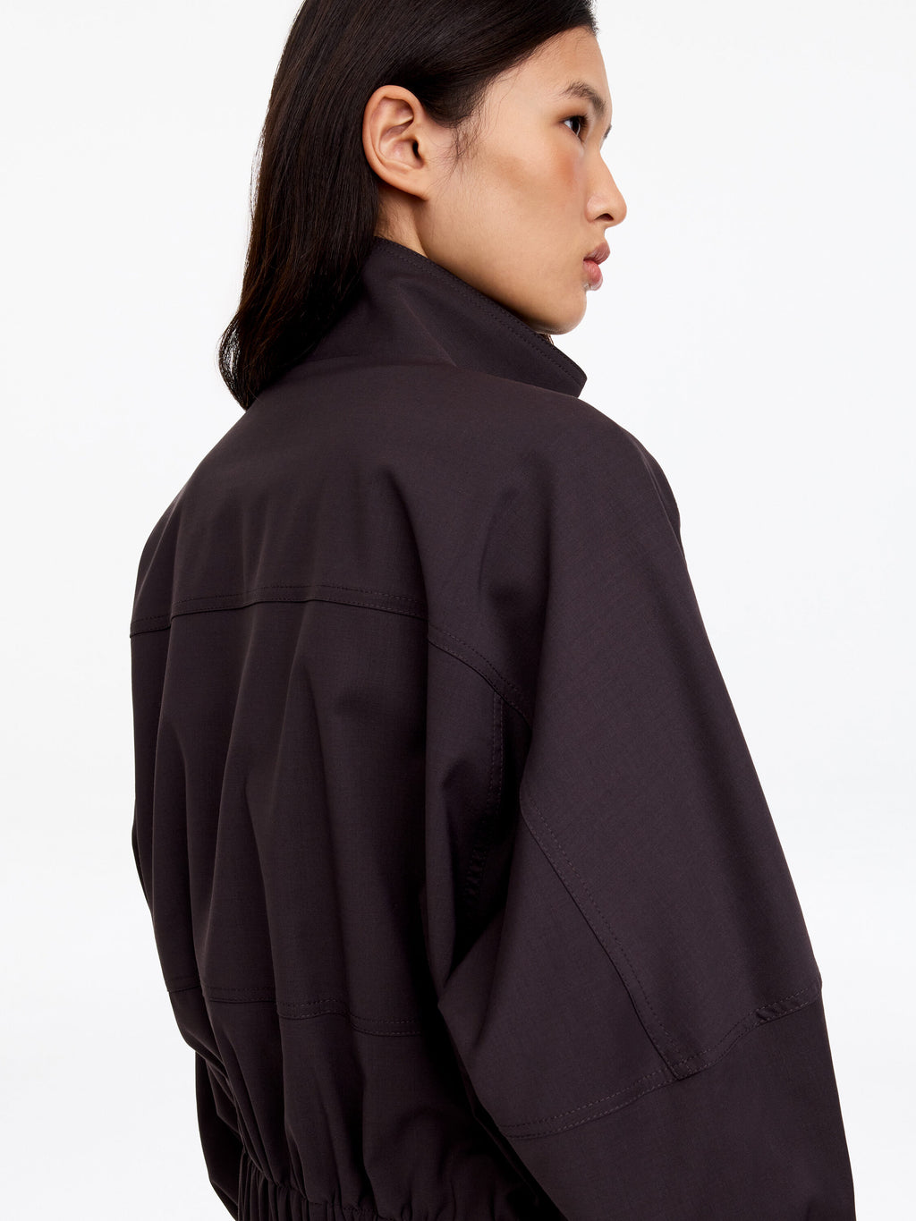 Zip Jacket - Brown - Image 4