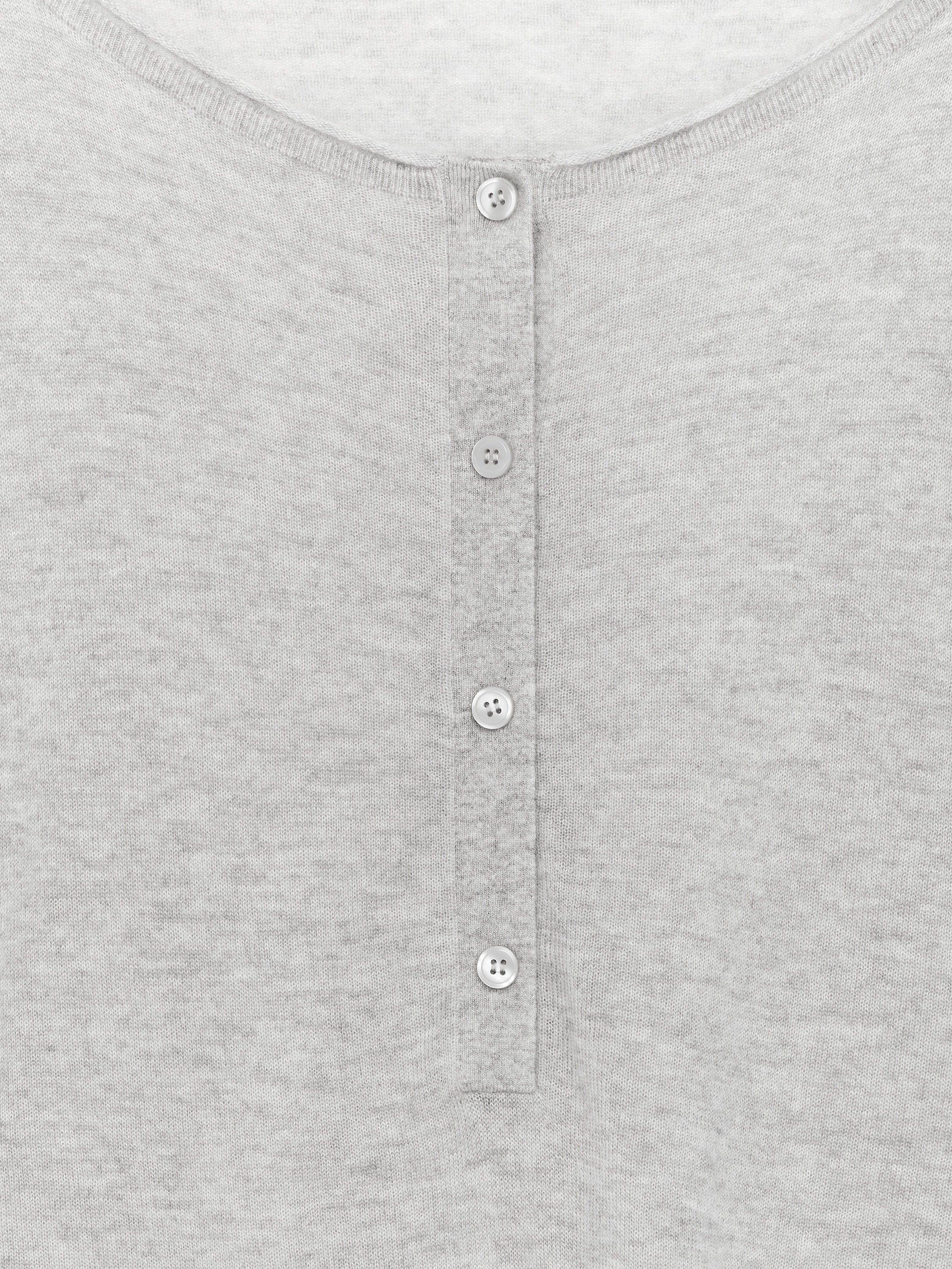 Pure Cashmere Boat-Neck Jumper - Grey - Image 2